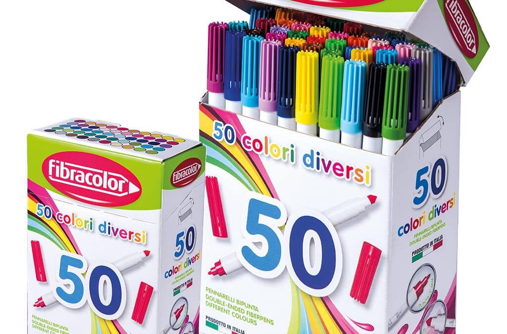 50 colori diversi bipunta