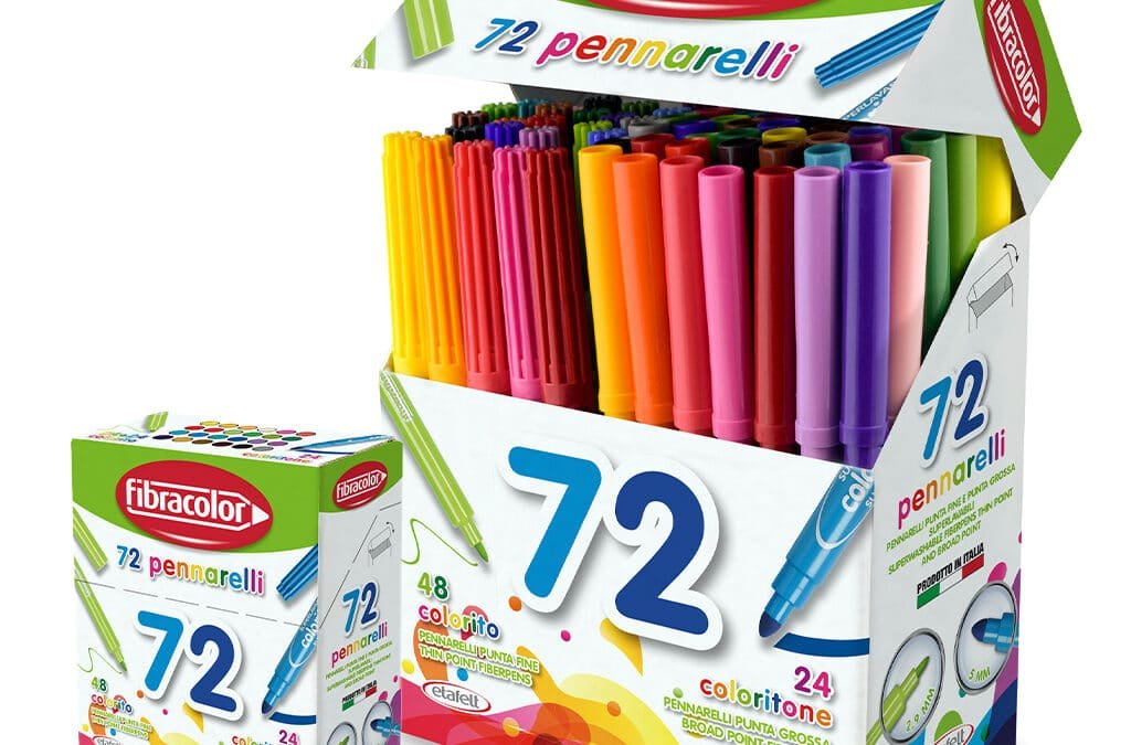72 pennarelli coloriito+coloritone