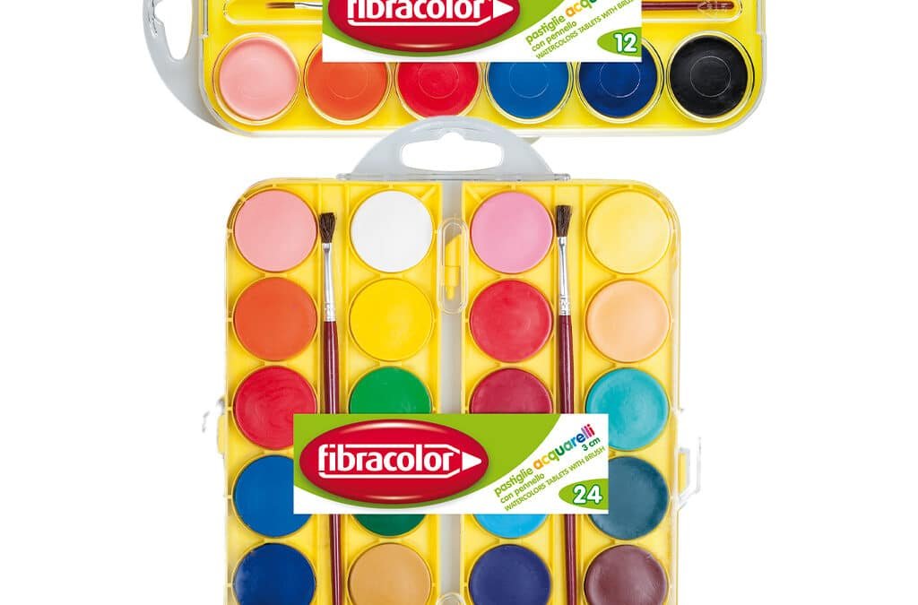 acquarelli in pastiglie